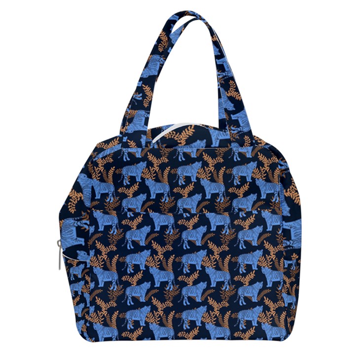 Blue Tigers Boxy Hand Bag