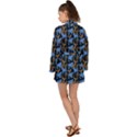 Blue Tigers Long Sleeve Kimono View2