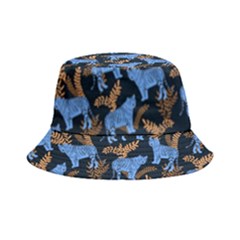 Blue Tigers Bucket Hat by SychEva