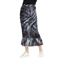 Giger Love Letter Maxi Fishtail Chiffon Skirt by MRNStudios