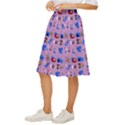 Pink 50s Pattern Classic Short Skirt View2