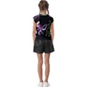 Octopus Black Kids  Raglan Cap Sleeve Tee View2