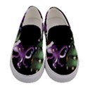 Octopus Black Women s Canvas Slip Ons View1