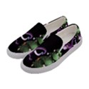 Octopus Black Women s Canvas Slip Ons View2