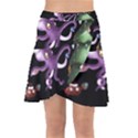 Octopus Black Wrap Front Skirt View1