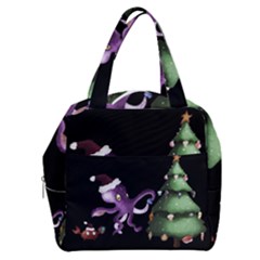 Octopus Black Boxy Hand Bag