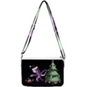 Octopus Black Double Gusset Crossbody Bag View1