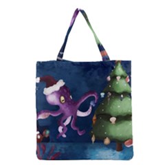 Octopus Color Grocery Tote Bag