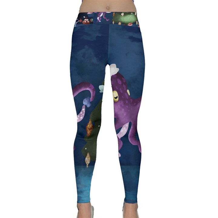 Octopus Color Classic Yoga Leggings