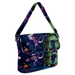 Octopus Color Buckle Messenger Bag by Blueketchupshop