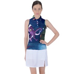 Octopus Color Women s Sleeveless Polo Tee by Blueketchupshop