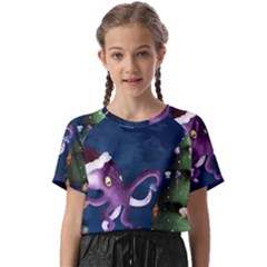 Octopus Color Kids  Basic Tee by Blueketchupshop