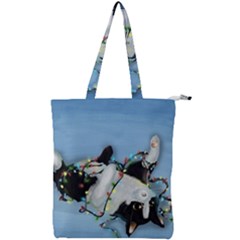 U Boji Double Zip Up Tote Bag