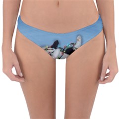 Christmas Cat Reversible Hipster Bikini Bottoms