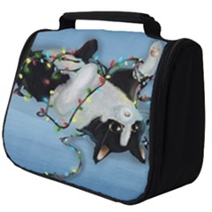 Christmas Cat Full Print Travel Pouch (big)