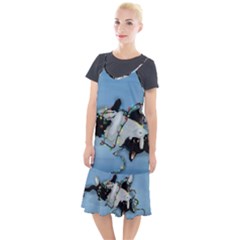 Christmas Cat Camis Fishtail Dress