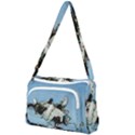 Christmas Cat Front Pocket Crossbody Bag View1