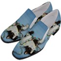 Christmas Cat Women Slip On Heel Loafers View2