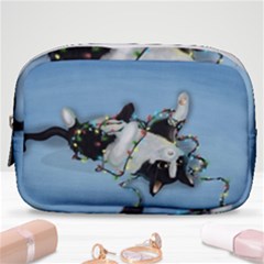 Christmas Cat Make Up Pouch (small)