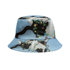 Christmas Cat Inside Out Bucket Hat