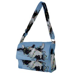 Christmas Cat Full Print Messenger Bag (l)