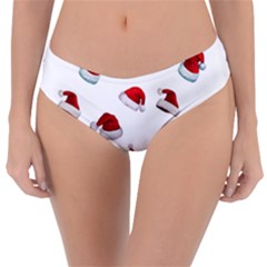 Red Christmas Hats Reversible Classic Bikini Bottoms by SychEva