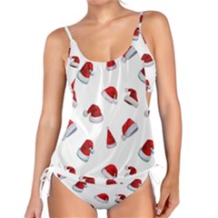 Red Christmas Hats Tankini Set by SychEva