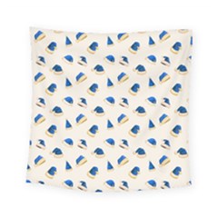 Blue Christmas Hats Square Tapestry (small) by SychEva