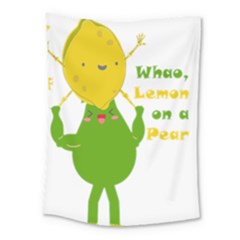 Lemon Over Pear Medium Tapestry by LemonPear