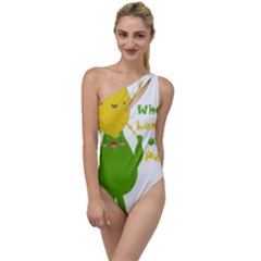 Lemon Over Pear To One Side Swimsuit by LemonPear