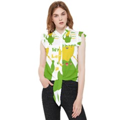 Lemon Over Pear Frill Detail Shirt by LemonPear