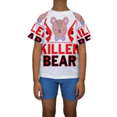 Killer Bear Kids  Short Sleeve Swimwear