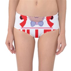 Killer Bear Mid-waist Bikini Bottoms by LemonPear