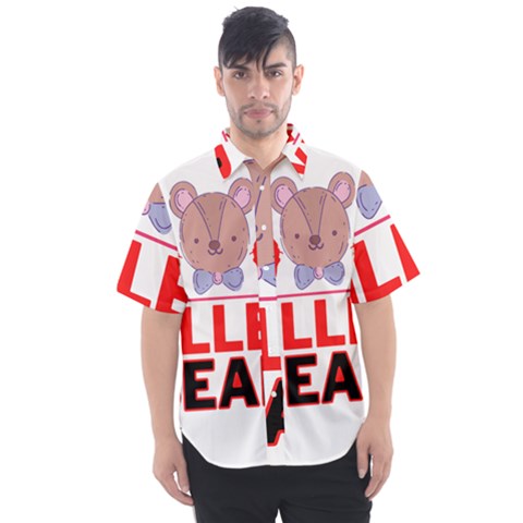 Killer Bear Men s Short Sleeve Shirt by LemonPear