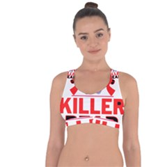 Killer Bear Cross String Back Sports Bra by LemonPear