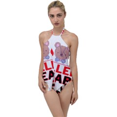 Killer Bear Go With The Flow One Piece Swimsuit by LemonPear