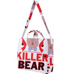 Killer Bear Square Shoulder Tote Bag by LemonPear