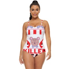 Killer Bear Retro Full Coverage Swimsuit by LemonPear