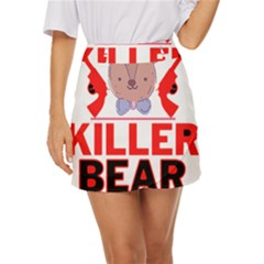 Killer Bear Mini Front Wrap Skirt