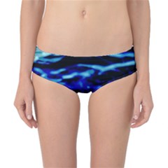 Blue Waves Abstract Series No8 Classic Bikini Bottoms by DimitriosArt