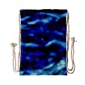 Blue Waves Abstract Series No8 Drawstring Bag (Small) View1