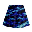 Blue Waves Abstract Series No8 Mini Flare Skirt View1