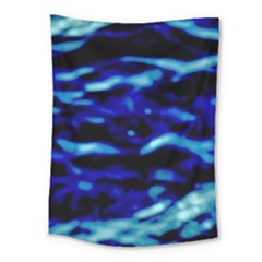 Blue Waves Abstract Series No8 Medium Tapestry by DimitriosArt