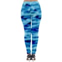 Blue Waves Abstract Series No4 Lightweight Velour Leggings View2