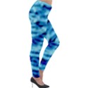 Blue Waves Abstract Series No4 Lightweight Velour Leggings View4