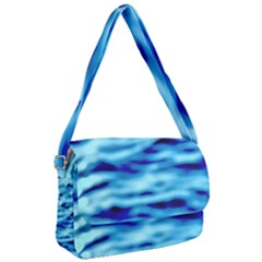 Blue Waves Abstract Series No4 Courier Bag by DimitriosArt