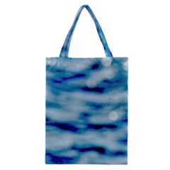 Blue Waves Abstract Series No5 Classic Tote Bag by DimitriosArt