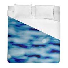 Blue Waves Abstract Series No5 Duvet Cover (full/ Double Size) by DimitriosArt