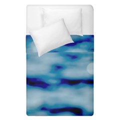 Blue Waves Abstract Series No5 Duvet Cover Double Side (single Size) by DimitriosArt