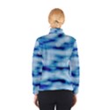 Blue Waves Abstract Series No5 Women s Bomber Jacket View2